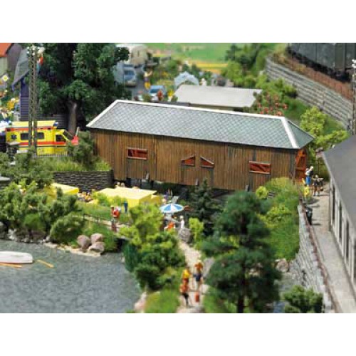 Holzbrücke Schwarzenberg - Bausatz
