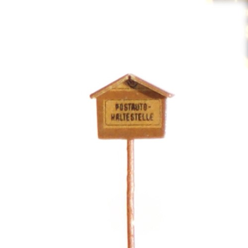 M-391-B Österr. Post - Haltestellentafel mit Postadler 2 Stück Epoche III M-391-B Österr. Post - Haltestellentafel mit Postadler 2 Stück Epoche III